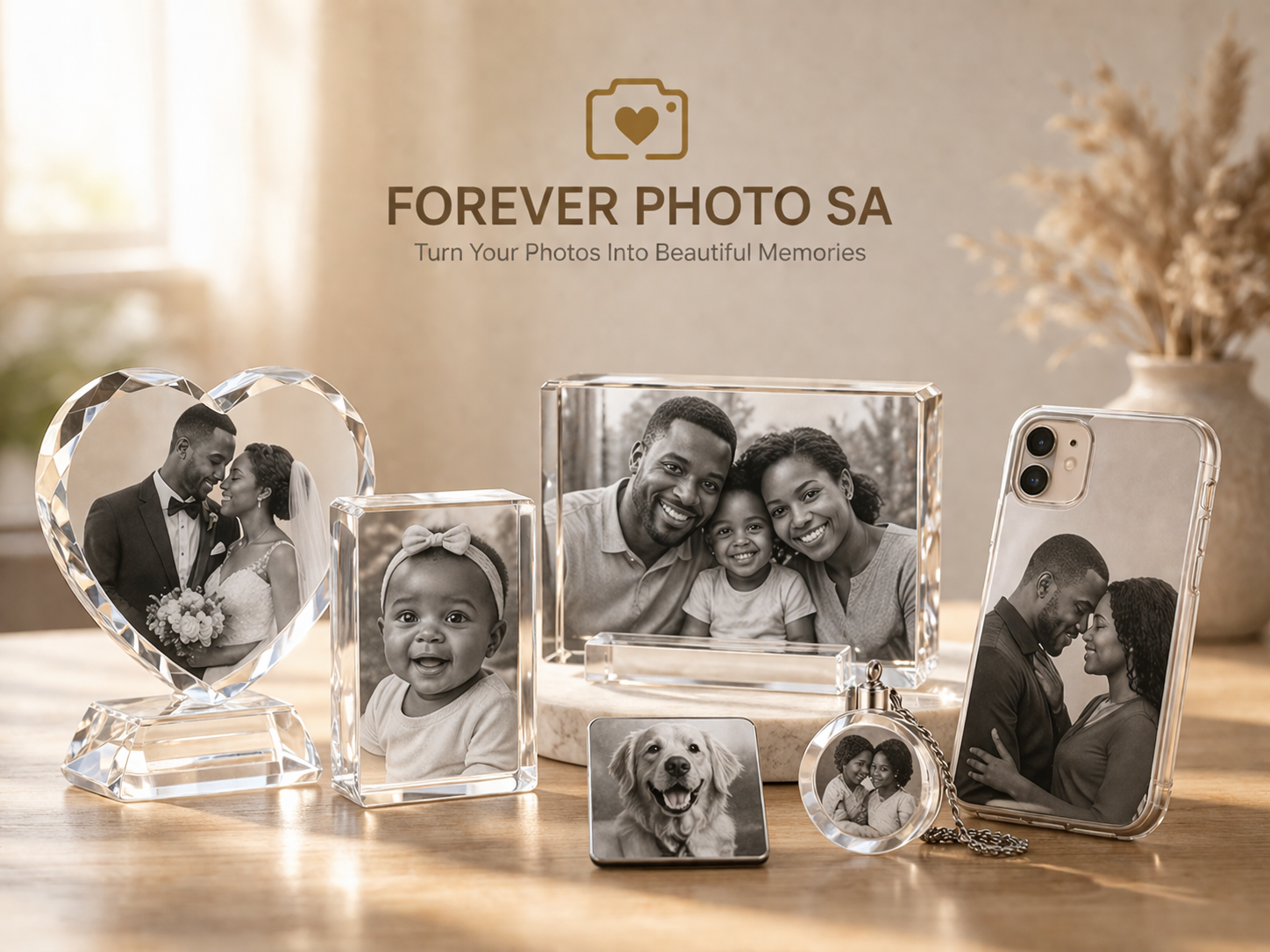 Forever Photo SA custom crystal photo gifts